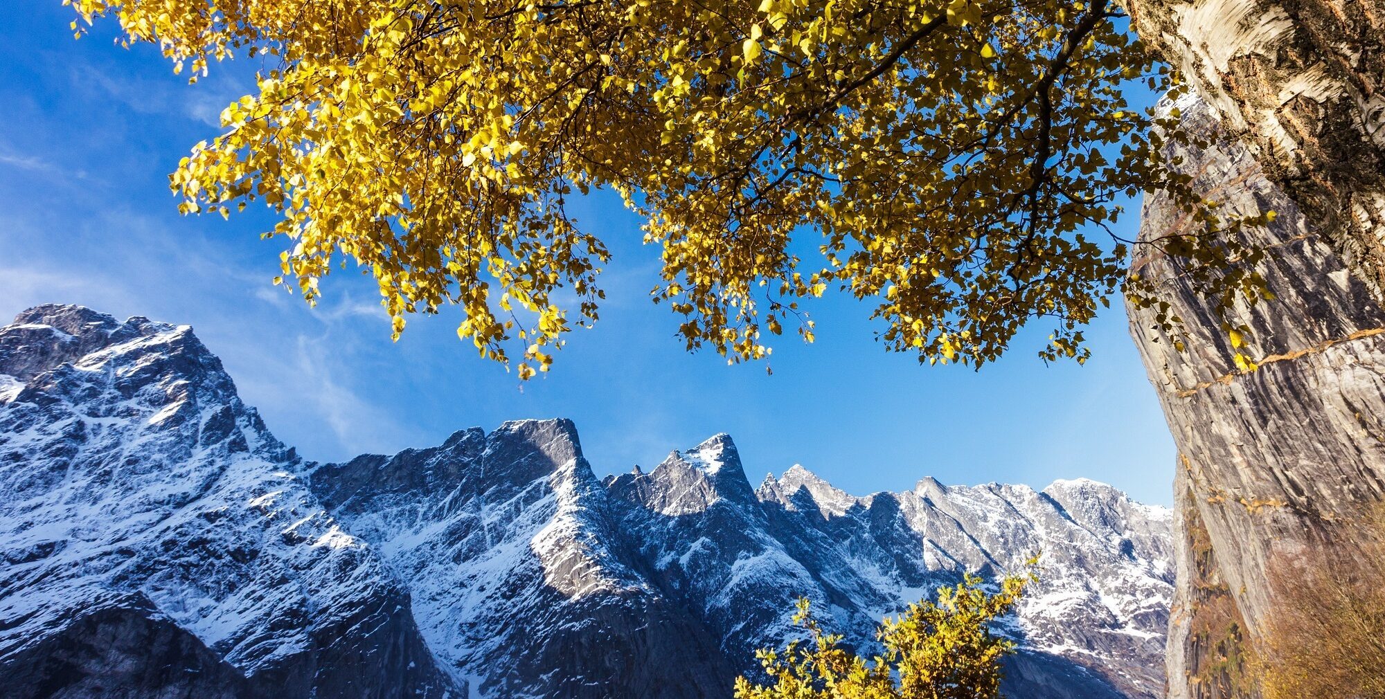 Høstfarger i Romsdalen, Trollveggen